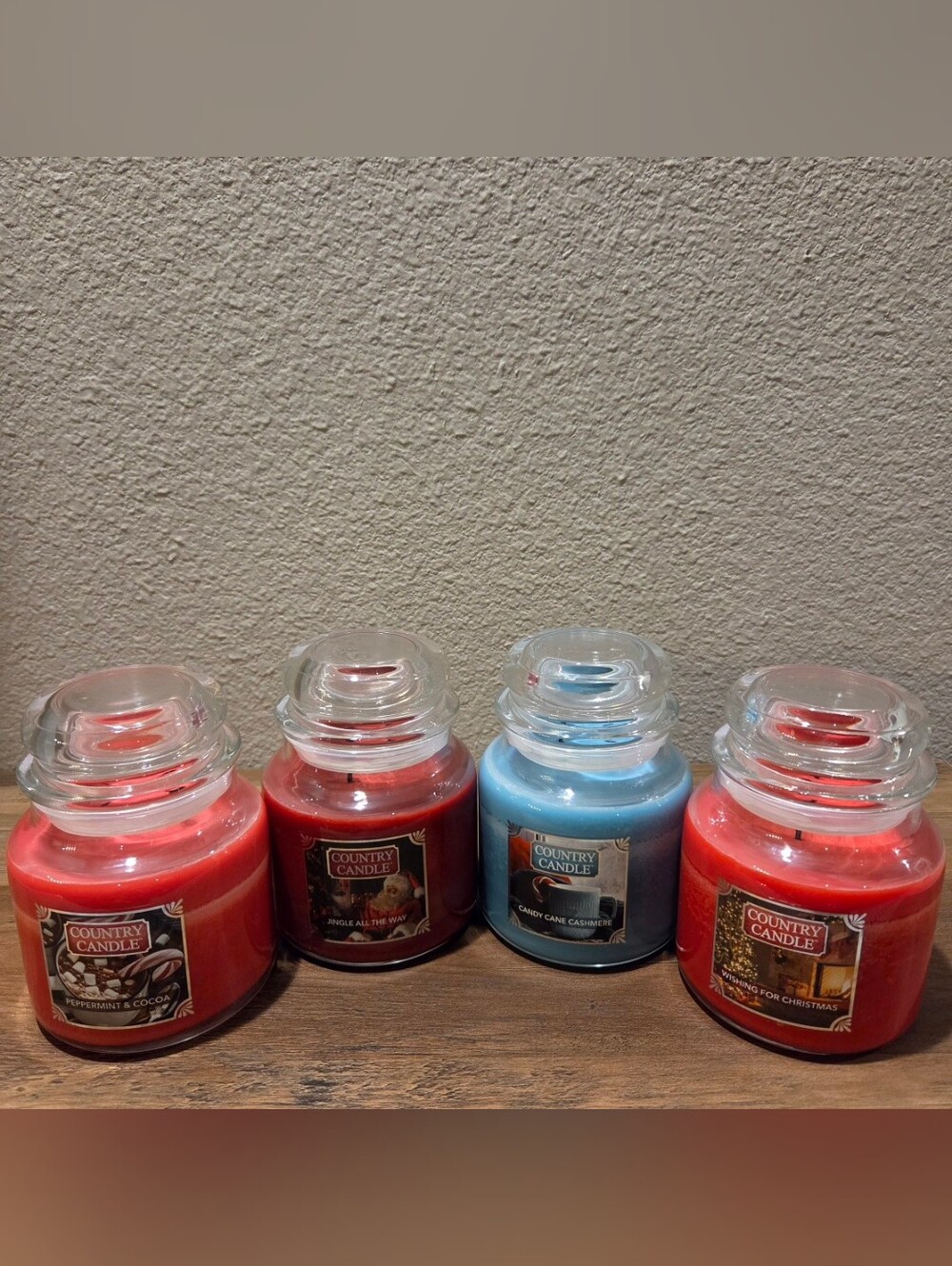 Kringle Country Candle Christmas Scents Bundle Qty 4